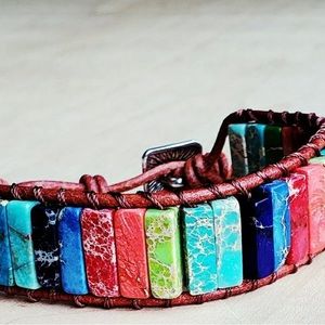 New Jewelry Junkie Stacked Stone Bracelet